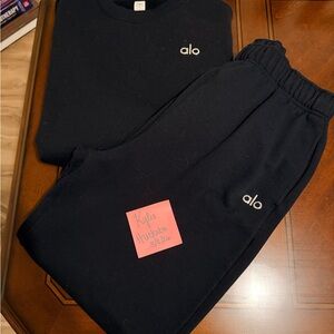 ALO Yoga Women Black Set